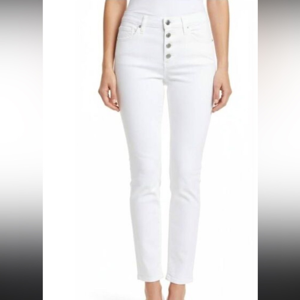 Madewell CURVY HIGH-RISE
SKINNY CROP Women's White Jeans size 25